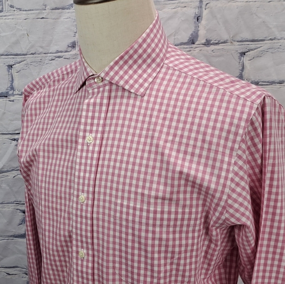 Brooks Brothers Other - Brooks Brothers Men's Shirt Classic Fit American Supima Pink Gingham 15.5 x 34